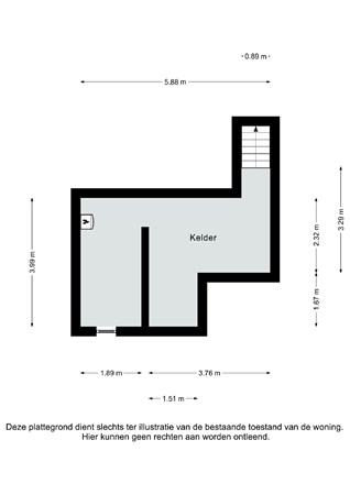 Plattegrond - Schiffelderstraat 11, 6369 TJ Simpelveld - Schiffelderstraat 11 Simpelveld - Kelder 2D.jpg